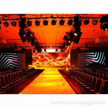 Transparent Indoor LED Curtain Screen with Plug-and-Play Function Technology for Wiring